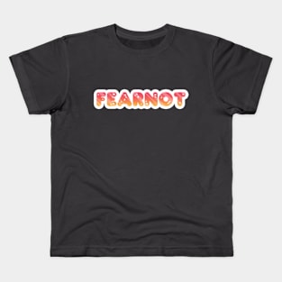 Le sserafim fearnot typography Morcaworks Kids T-Shirt